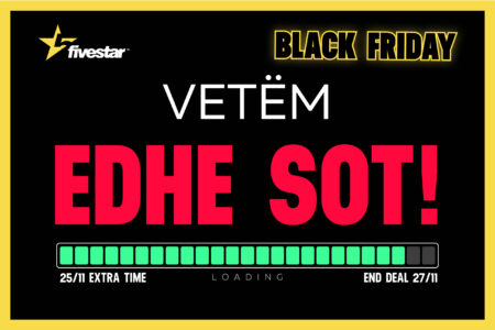 Mos e humnbi ofertën e Black Friday nga Fivestar Fitness – VLEN VETËM EDHE SOT!