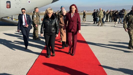 Presidentja sllovene arrin në Kosovë