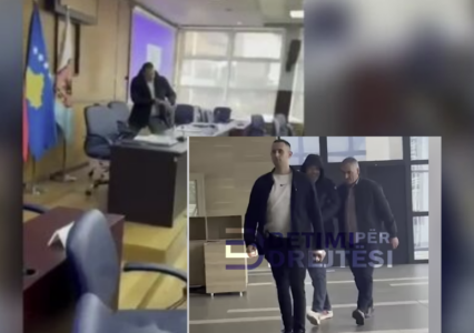 Me pranga në duar Gëzim Sveçla i VV-së del para Gjykatës (VIDEO)