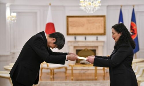 Ambasadori i ri japonez dorëzon kredencialet, Osmani në qershor udhëton për Japoni