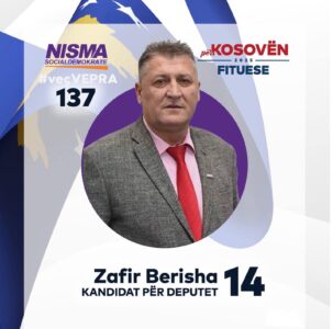 Zafir Berisha: Si kandidat për deputet, angazhimi im është që çdo mundësi ta shfrytëzoj për të përmirësuar jetën e qytetarëve