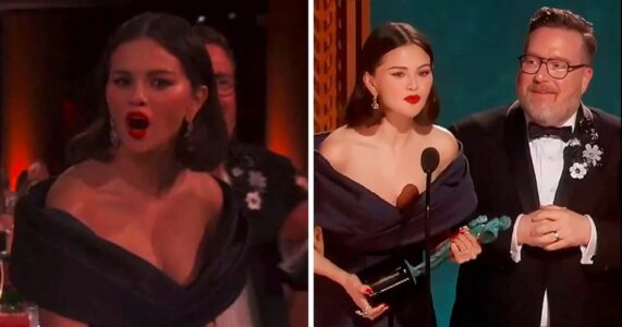 Selena Gomez shokohet pas shpalljes së çmimeve SAG, reagimi i saj bëhet viral