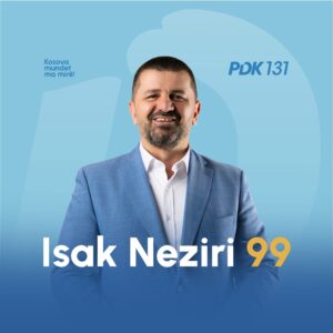 Isak Neziri: Historia e PDK-së është histori e Kosovës