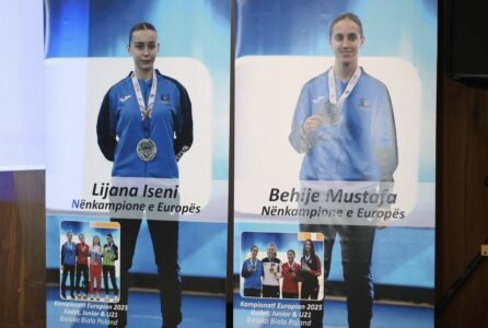 Vajzat nga Ferizaj fitojnë titullin nënkampione të Evropës në karate