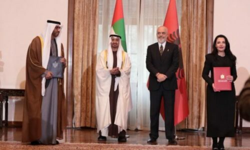 Presidenti i Emirateve të Bashkuara Arabe mbyll vizitën në Tiranë, marrëveshjet që firmosi me Ramën