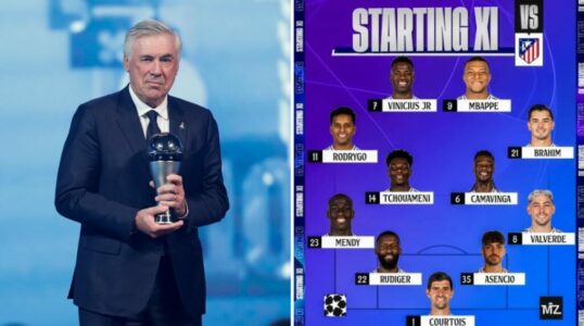 Ancelotti hyn “all in”, ky është formacioni zyrtar i Real Madridit për derbin ndaj Atletico Madridit