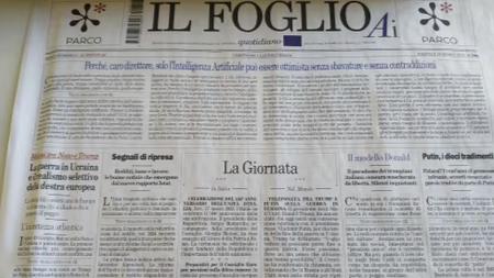 Interesante: “Il Foglio AI” publikon edicionin e parë të gazetës të krijuar nga AI